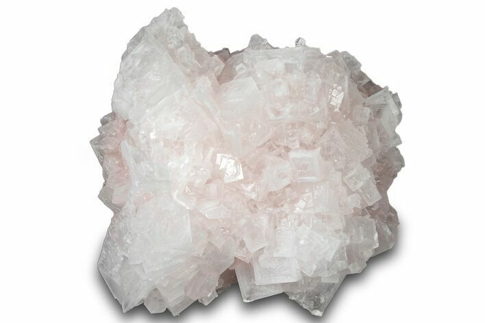 Pink Halite Crystal Cluster - Trona, California #314159